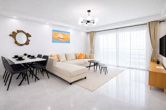 Modern 3BR | Westlands | Balcony Views| Gym | Pool